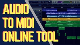 How to Convert Audio to MIDI Online Easy Tutorial [upl. by Assetan735]