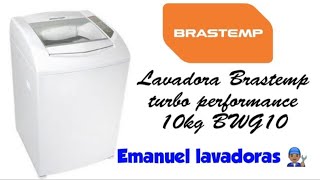 Lavadora Brastemp turbo perfomance 10kg BWG10 lotada de jeans 👖 [upl. by Ttoile985]