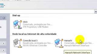 Tutorial Hamachi  Instalar e configurar no painel de controle [upl. by Hahcim]