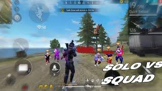 SOLO VS SQUAD BR RANKED GAMEPLAY 🥵❤️ IQ100000😨 [upl. by Nivonod]