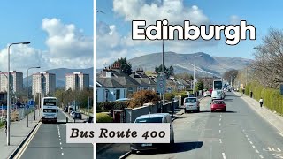 Edinburgh Bus ride from Greendykes to Oxgangs [upl. by Enelahs]