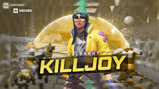 Killjoy Valorant Gaming Thumbnail  Free PSD [upl. by Eiramanit]