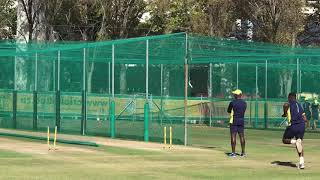 Lungi Ngidi and Wiaan Mulder nets session [upl. by Karisa]