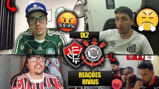 REAÇÕES dos RIVAIS FURIOSOS com a VIRADA do TIMÃO  VITÓRIA 1X2 CORINTHIANS REACT BR 2024 [upl. by Lhamaj507]