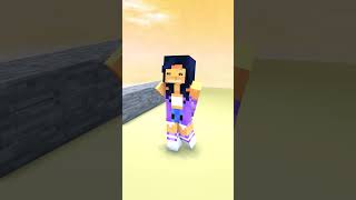 Help Aaron vs Aphmau Queen Run Challenge funnyshorts aphmau minecraftanimation [upl. by Airitac]