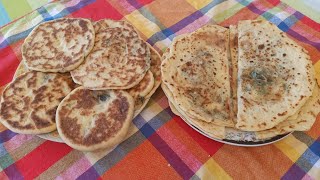 مطلوعات و فطائر🌮 بحشوة السلق الرائعة 🥬 Galettes farcies aux épinards 2 en 1 [upl. by Ragan531]