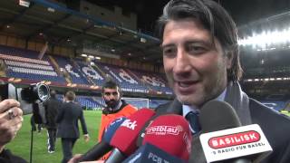 Im Video Reaktionen zum Spiel Chelsea  FC Basel [upl. by Rotberg937]