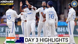 India vs New Zealand 2nd Test Day 3 Highlights 2024  IND vs NZ 2nd Test Day 3 Highlights 2024 [upl. by Winters]