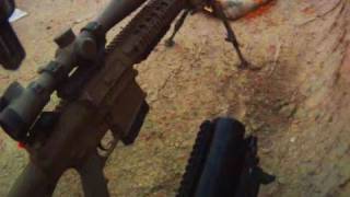 M320 GRENADE LAUNCHERS AND M240 DURING A FIREFIGHT  PART 2 [upl. by Anoyet]