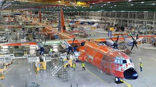 Tour of Billion  US Advanced Factories Producing Massive Lockheed C130 Hercules [upl. by Oiramrej556]