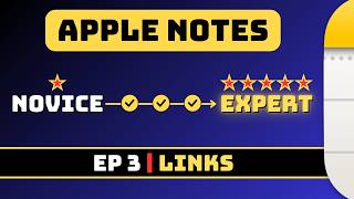 Ep 3  How to Link Notes  Apple Notes Masterclass  Novice to Expert [upl. by Joya]