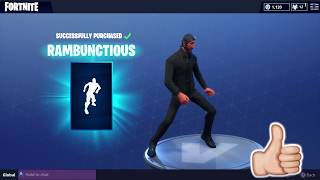 FORTNITE RAMBUNCTIOUS EMOTE DANCE 1 HOUR [upl. by Yehsa212]