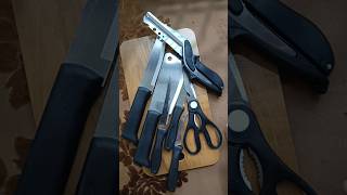 Unboxing of DNJ Chopping with Knife Set amp Scissor shorts ytshorts dearzindagi09 vlog [upl. by Enohpets570]