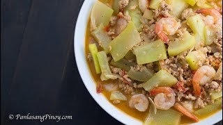 Ginisang Upo with Ground Pork and Shrimp  Panlasang Pinoy [upl. by Faustena]