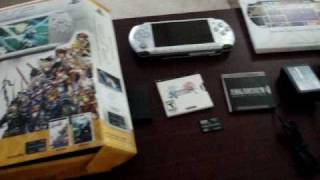 Unboxing Dissidia Final Fantasy Limited Edition PSP Bundle [upl. by Nossila]