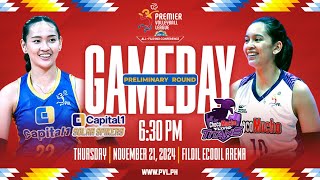 CAPITAL1 vs CHOCO MUCHO  Full Match  Preliminaries  202425 PVL AllFilipino Conference [upl. by Lellih]