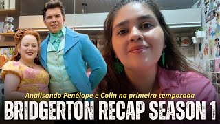 🐝BRIDGERTON RECAP DA 1ª TEMPORADA PEN E COLIN bridgerton crisepanda [upl. by Ama]