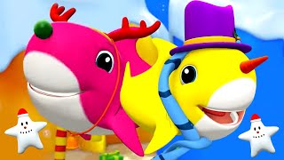 Christmas Baby Shark Song Xmas Songs and Cartoon Videos for Kids [upl. by Tower]