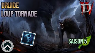 DRUIDE  LOUP TORNADE ★ BUILD DIABLO 4 [upl. by Aramit]