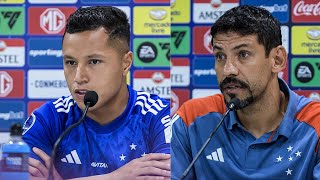 🦊🎙️ENTREVISTA  Moisés Moura e Marlon  Cruzeiro 1 x 0 Uníon La Calera [upl. by Eniamurt268]