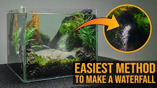 Transform Your Aquascape with This Easy Waterfall Tutorial [upl. by Aysahc]