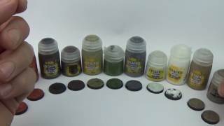 Warhammer 40K Painting amp Modelling Review CITADEL TEXTURE PAINT RANGE [upl. by Odelet]