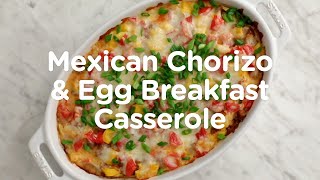 Mexican Chorizo Egg Breakfast Casserole  Kroger [upl. by Eittod239]