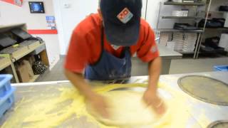 Dominos guy makes 3 Pizzas in 39 Seconds  Sarasota HeraldTribune [upl. by Alleroif393]