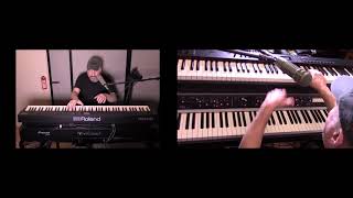 Viscount Legend 70s Artist W vs Roland RD88 key actions  piano sounds [upl. by Nnazil759]