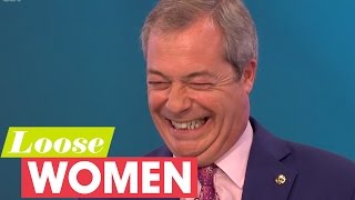 Nigel Farage On Reality Shows And Skinny Dipping Rumours  Loose Women [upl. by Lipson893]