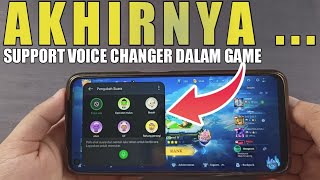 NAH GINI DONG PENGUBAH SUARANYA SUPPORT DALAM GAME  REVIEW GAME SPACE VOICE CHANGER VERSI 500 [upl. by Mundford]