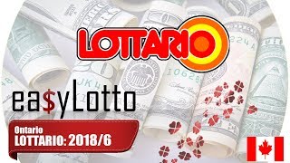 LOTTARIO winning numbers 10 Feb 2018 [upl. by Leiser]