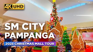 SM CITY PAMPANGA Christmas Walking Tour 2023  TOP Shopping Destination in the North【4K】 [upl. by Dalia622]