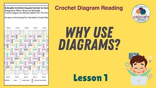 Lesson 1  Why Use Crochet Diagrams How to Read Crochet Diagrams [upl. by Ydasahc]