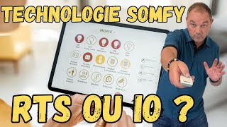 Technologies SOMFY RTS ou SOMFY IO  somfy domotique tahoma [upl. by Namreh]