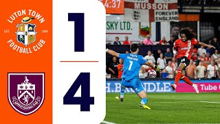 Luton 14 Burnley  Highlights [upl. by Morley]