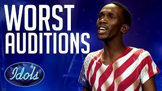 OUCH Worst amp Funniest Auditions EVER on Idols South Africa Idols Global [upl. by Atinahc]