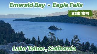 Emerald Bay  Eagle Falls Lake Tahoe California [upl. by Yatnahc]