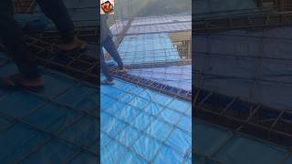 211 Roof TechniquesReinforcement Roof Slab Bars Installation2way Slab Bars Installjworkvlogs [upl. by Idaline]