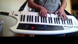 Roland AX Synth Keytar Shred Arpeggios from Hell  1 [upl. by Ahens]