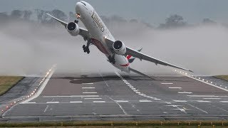 Scary Plane Crosswind Landings Compilation [upl. by Aicatsan]