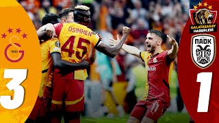 Galatasaray 31 Paok Maç Özeti  UEFA Avrupa Ligi 1 Hafta  Önemli Kareler [upl. by Ailekahs491]