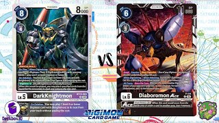 DIGIMON TCG Local match DarkKnightmon Black vs Diaboromon Black  OOPS [upl. by Johann391]