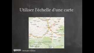 Utiliser léchelle dune carte [upl. by Frasch]