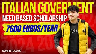 Italian Government scholarship 2024  Regional scholarship  elyasnagri [upl. by Ilohcin]