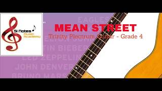 Mean Street  Trinity Acoustic  Plectrum Guitar  Grade 4 [upl. by Yvel437]