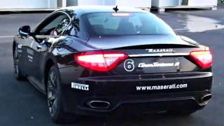 Maserati GTS Sounds on the Track  LOUD Downshifts and Accelerations [upl. by Annahsor630]