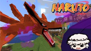 GINGERSHADOWS SHOWDOWN WITH KURAMA  MINECRAFT NARUTO MOD EP 14 [upl. by Alliw]