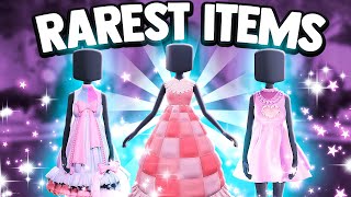 RAREST ITEMS in Dress to Impress [upl. by Gitel]