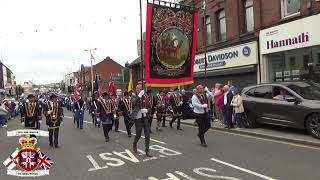 Portadown Defenders FB  Portadown District No 5 Return Parade 2024 [upl. by Colligan]